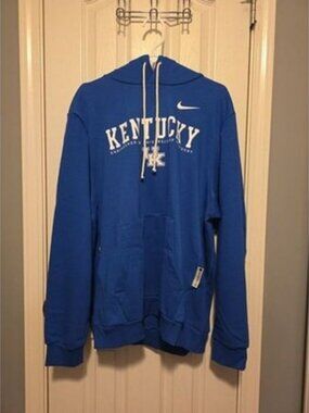 Nike Dri-FIT University Of Kentucky Wildcats Men's XL Blue Hoodie IH9890-480 New